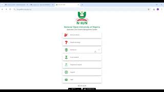 How to Navigate through NOUN website as a student || NOUN UNIVERSITY || 09029852660  #noun #website  screenshot 2