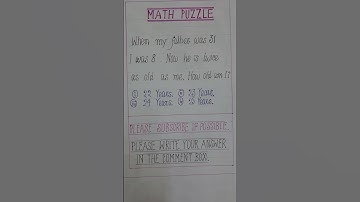 #MATH PUZZLE # #MATH PUZZLES #MATHS PUZZLE # PUZZLES #MATH #SHORTS #SHORTS VIDEO #SHORTS MATH VIDEO