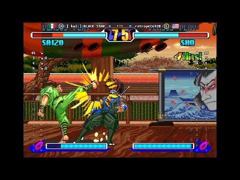 Breakers Revenge - 🇲🇽 [ kwi ] BLACK STAR(D) vs 🇺🇸 retropete420(C) | Fightcade (2026-06-13 17:44 UTC)