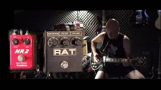 GUYATONE HARD ROCKER HR2 - VS - PROCO RAT    [sound check ]   Power chords & Heavy tone !