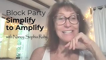 Simplify to Amplify
