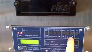 Protective relays -- demo unit (SEL-501 relay manual test)