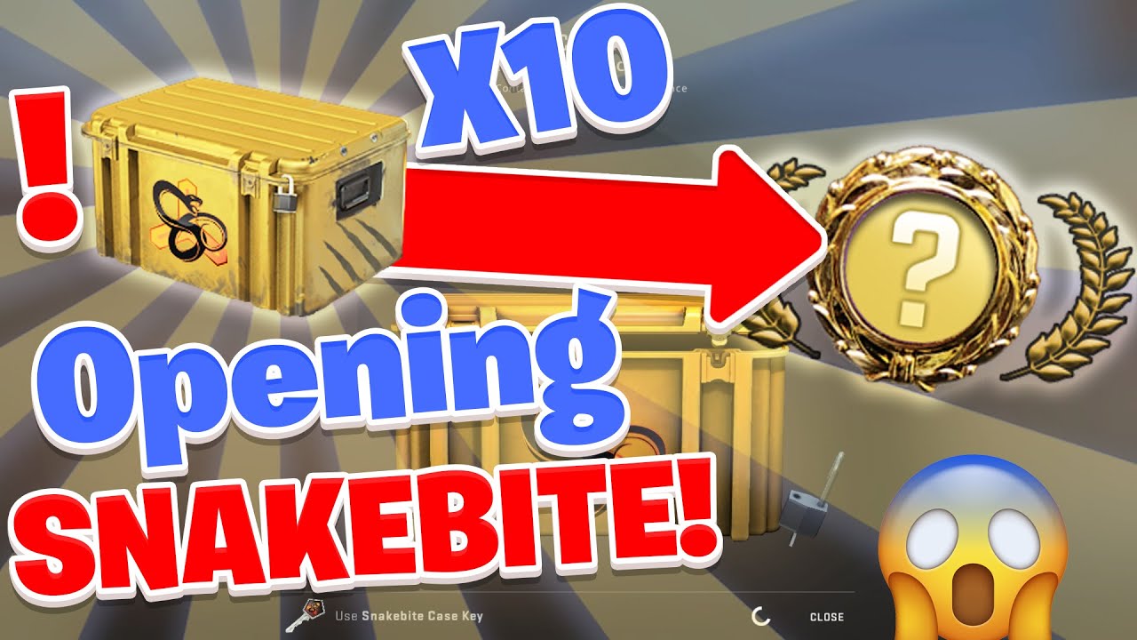 CS:GO CASE OPENING - OPENING SNAKEBITE CASES - GIVEAWAY CLOSED - YouTube