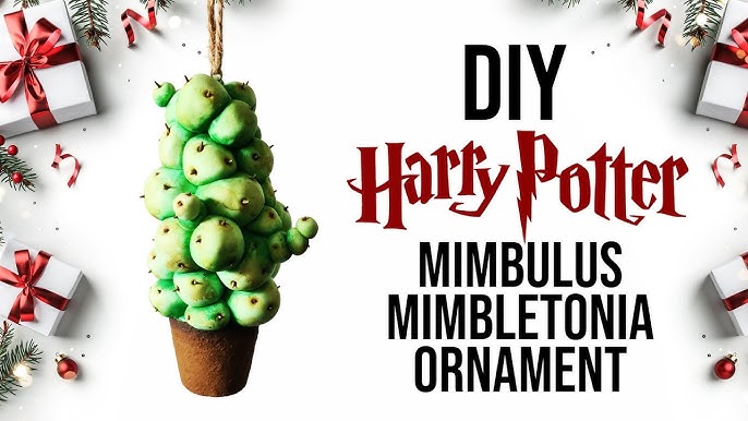 EASY DIY Harry Potter Christmas Birthday Cake Christmas Ornament! 