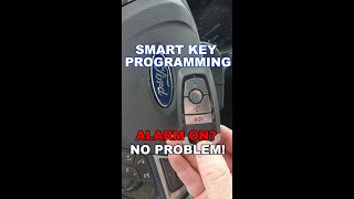 programming ford fusion prox, all keys lost & alarm on w/o battery disconnect wait- locksmith tips