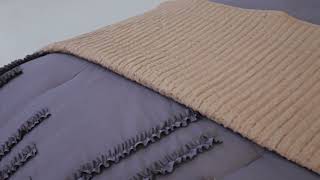 Pleated Comforter Set