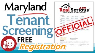 Maryland Tenant Screening Service for Credit Report & Criminal Background Check