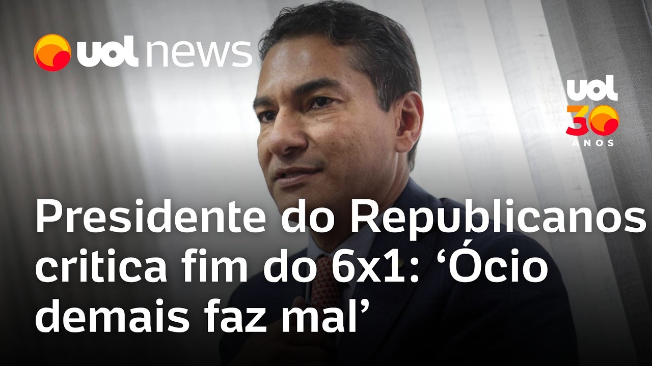 Presidente do Republicanos diz que alertou Motta contra fim do 6x1: 'Ócio demais faz mal'