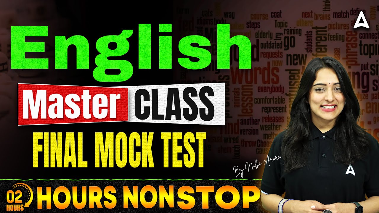 English For Teaching Exams | English Mock Test | English Practice Set | English Grammar By Nidhi Mam