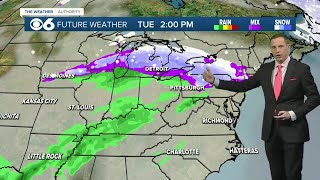 Hour-by-hour look at rain chances in the week ahead