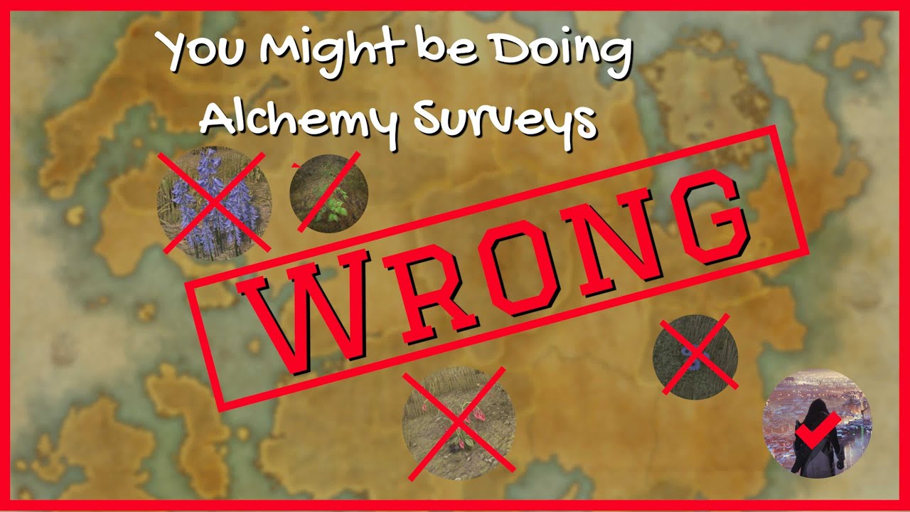 You Might be Doing ESO Alchemy Surveys Wrong...