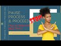 How to respond not react pause process proceed