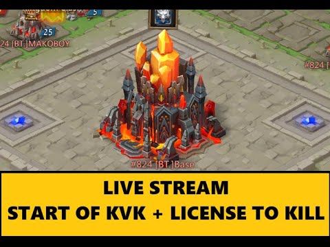 Lords Mobile - LIVE STREAM - Start of KVK - Let's lose some troops ...