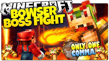 Minecraft | BOWSER BOSS BATTLE! | Epic New Armor | Only One Command (One Command Creation)