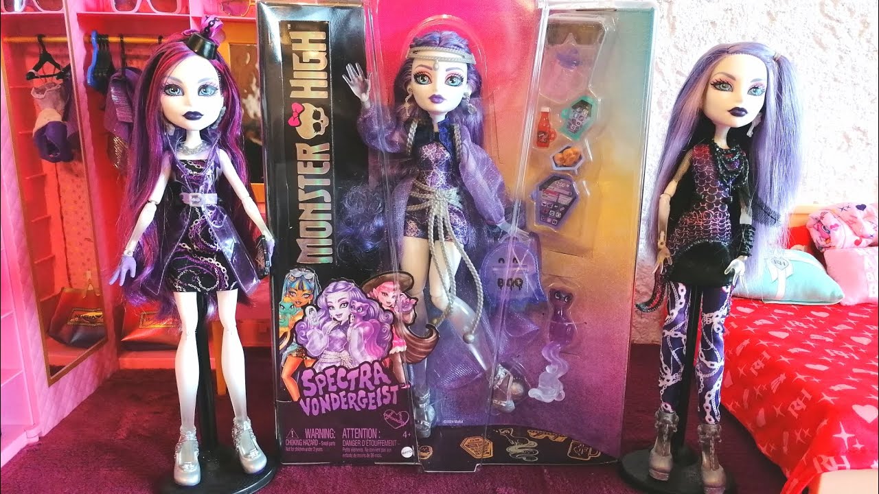 Monster High G3 Spectra Vondergeist Doll Review and Unboxing 