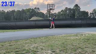 Practicing Basketball and Chatting 2