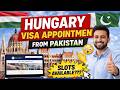 How to book Hungary visa appointment from pakistan | Travel Agency Course 2026 | Class #11