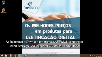 Como instalar StarSign Crypto StarSign CUT S GD?