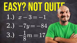 A1.1Q How to Solve One Step Equations (4 Mistakes to Avoid)