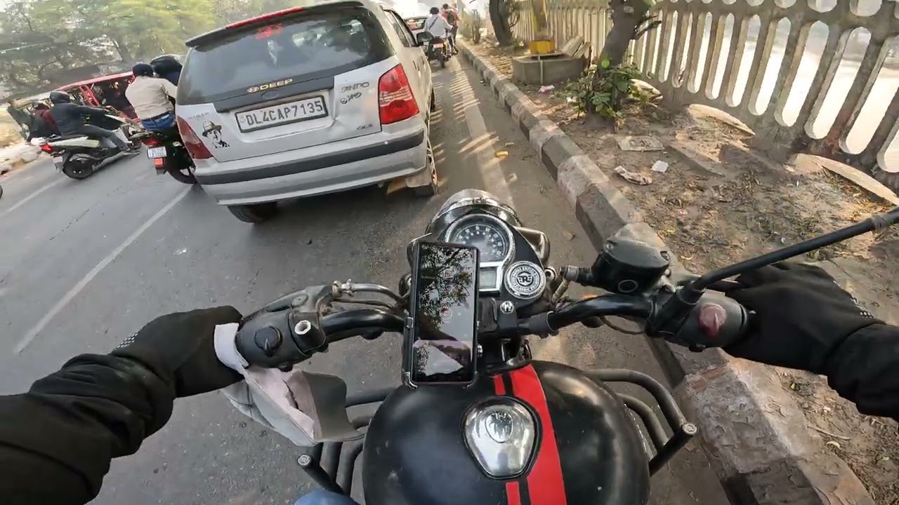 Delhi Street Drive 4K POV | Jalabi Chowk Driving Experience in India