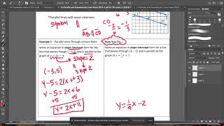 4 4 Parallel and Perpendicular Lines