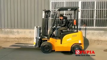 Forklift Truck With Push Pulls Attachment-Push-pull attachment with slip sheet