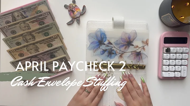 April 2025 Budget | Cash Envelope and Sinking Fund Stuffing | Paycheck 2 | 25 Year Old Budgeter
