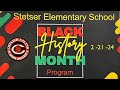 Stetsers black history program 2024