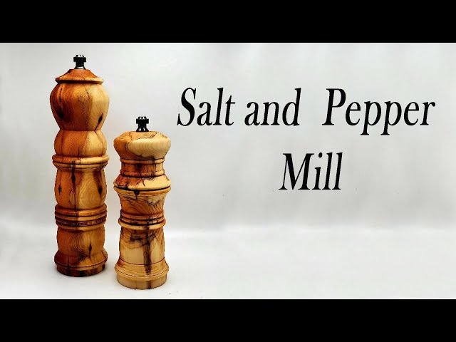 Woodturning | Salt and Pepper Mill - YouTube