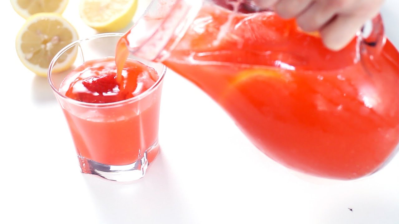 Sparkling Strawberry Lemonade Recipe | Home Cooking Adventure