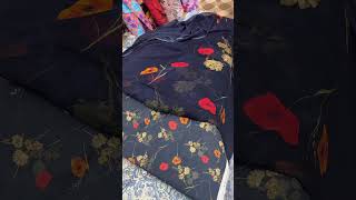 All over lawn suit with chiffon duppta