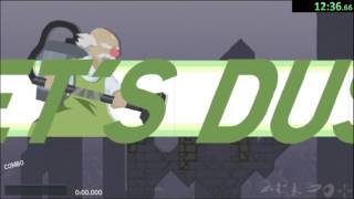 Dustforce DX Any% (All Levels NG+) in 35:44 [World Record 2/3/17]