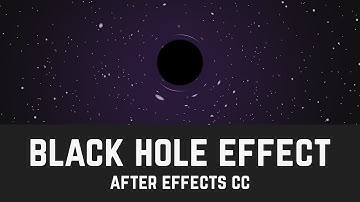 Black Hole Effect - After Effects Tutorial (No Third Party Plugin)