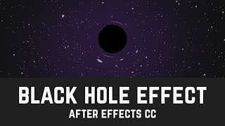 Black Hole Effect - After Effects Tutorial (No Third Party Plugin)