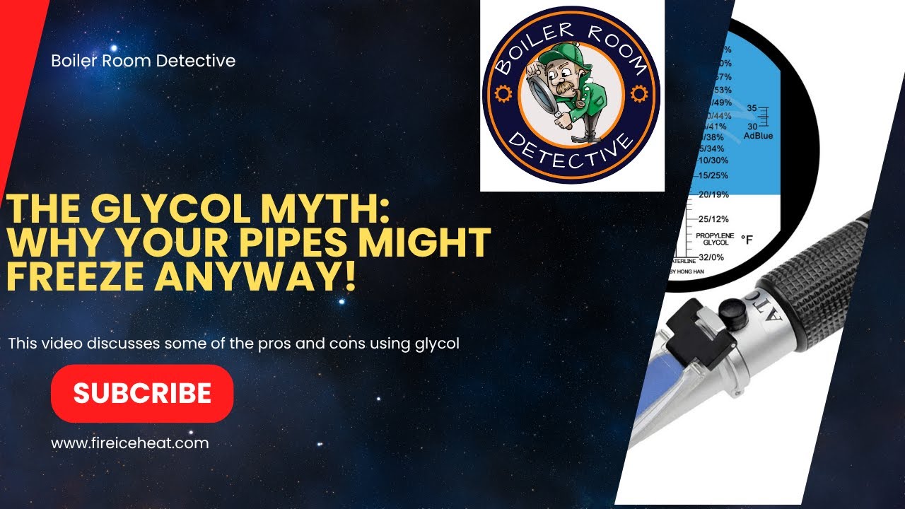 The Glycol Myth Why Your Pipes Might Freeze Anyway!  Boiler Room Detective