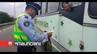 Opération à Bel-Air Rivière-Sèche : les autobus illégaux scrutés par la police
