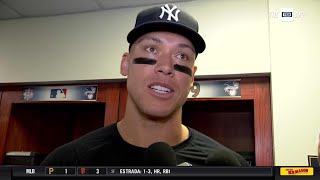 Aaron judge on Yankees' offense, slide into 2nd base