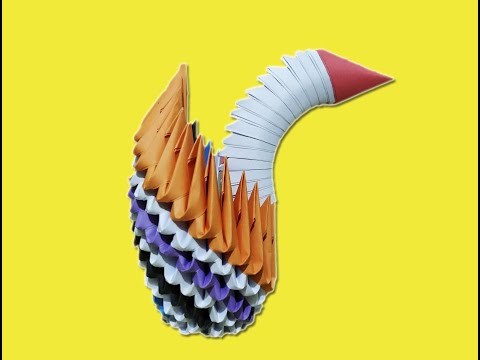 making a paper swan making a paper swan