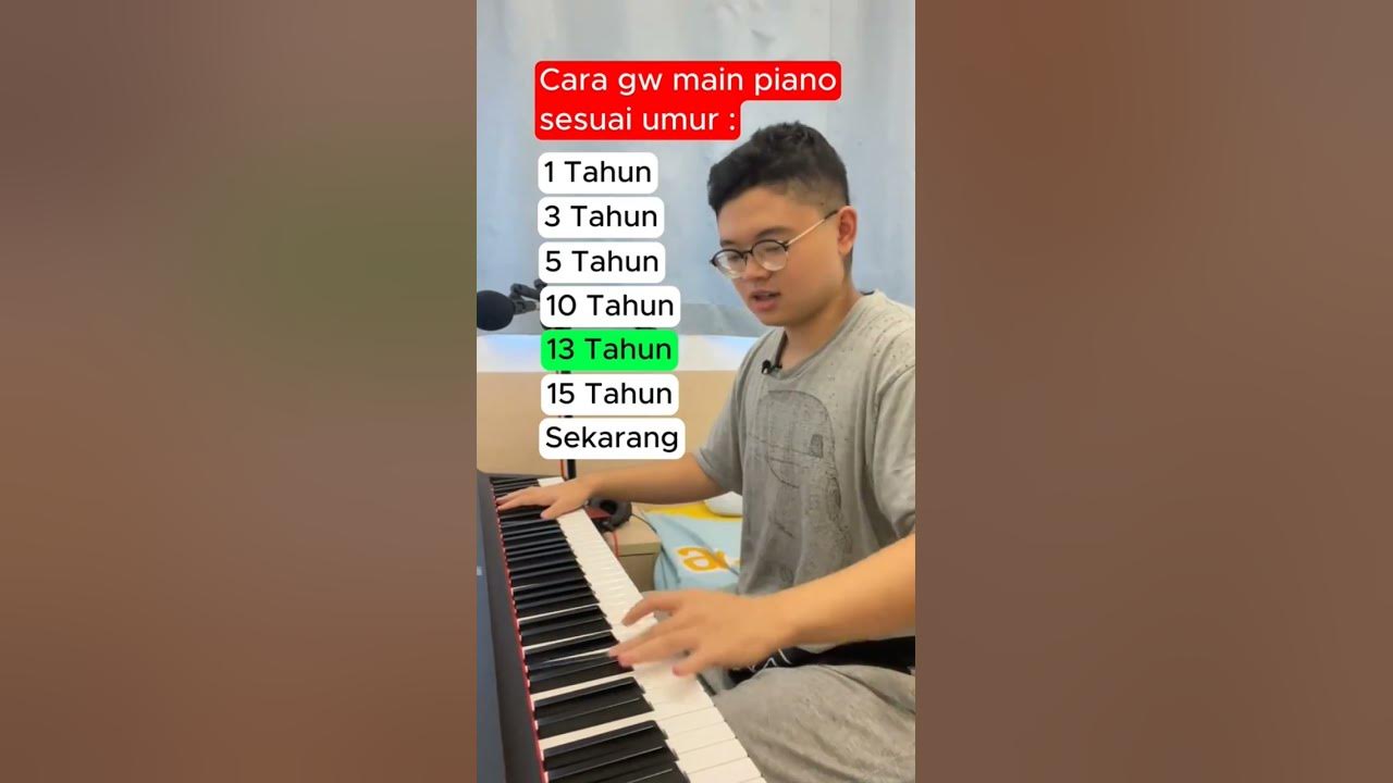 Cara gw main piano di umur berbeda #belajarpianopemula #belajarpianopop #worshipmusic #mustimusik Cara gw main piano di umur berbeda #belajarpianopemula #belajarpianopop #worshipmusic #mustimusik