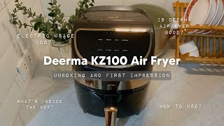 Deerma Nathome KZ100 Air Fryer 3L Capacity Review (Unboxing and First Impression) | Mrs Cath