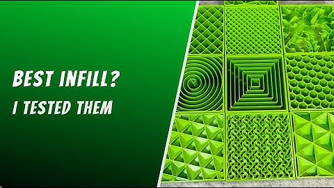 3D Printing Infill Compared – Which One Should You Actually Use?