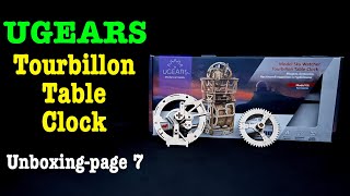 UGEARS Tourbillon Table Clock Unboxing-page 7