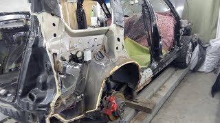 Subaru Forester полный ремонт кузова, что скрывают старые машины.