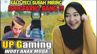 REACTION SAPPO UP GAMING - KALO PECI SUDAH MIRING ISTIGHFAR KO BANG SE SE SELOW | Maya Nadia