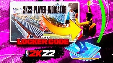 NEW DIAMOND PLAYER INDICATOR FOR YOUR MYPLAYER! | NEW LOCKER CODE REWARDS NBA 2K22!