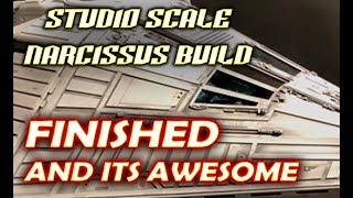 NARCISSUS MODEL FILMING REPLICA IN ITS FINAL GLORY.