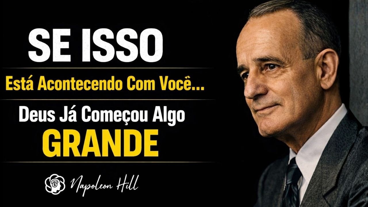 SE ISSO Está Acontecendo Com Você… Deus Já Começou Algo GRANDE (Poucos Percebem) | Napoleon Hill