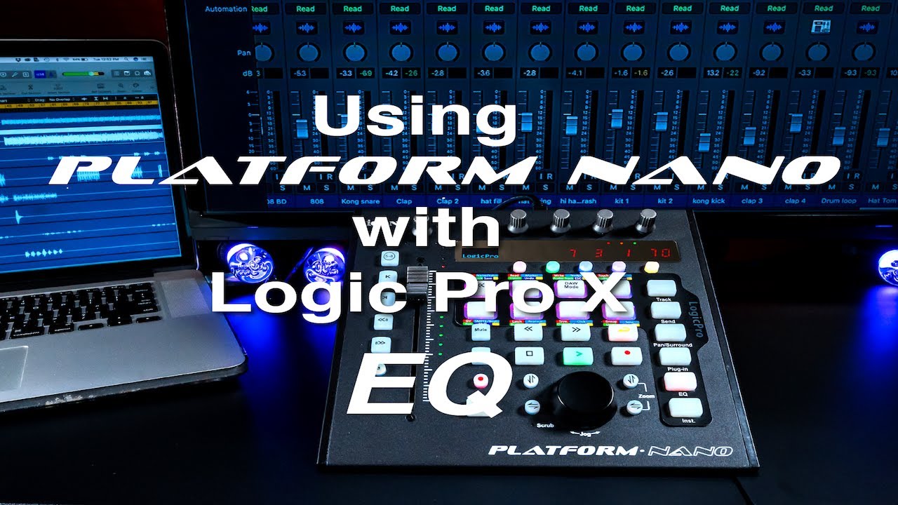 Using Platform Nano with Logic Pro - Setting EQ Parameters