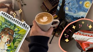 فلوق رسم + طلبيتي وصلت 🌱