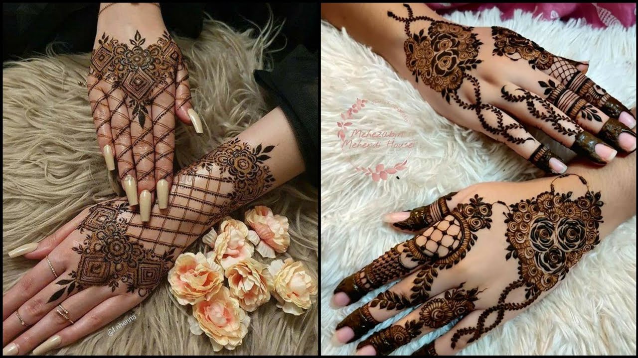 Last minute mehndi design for Eid